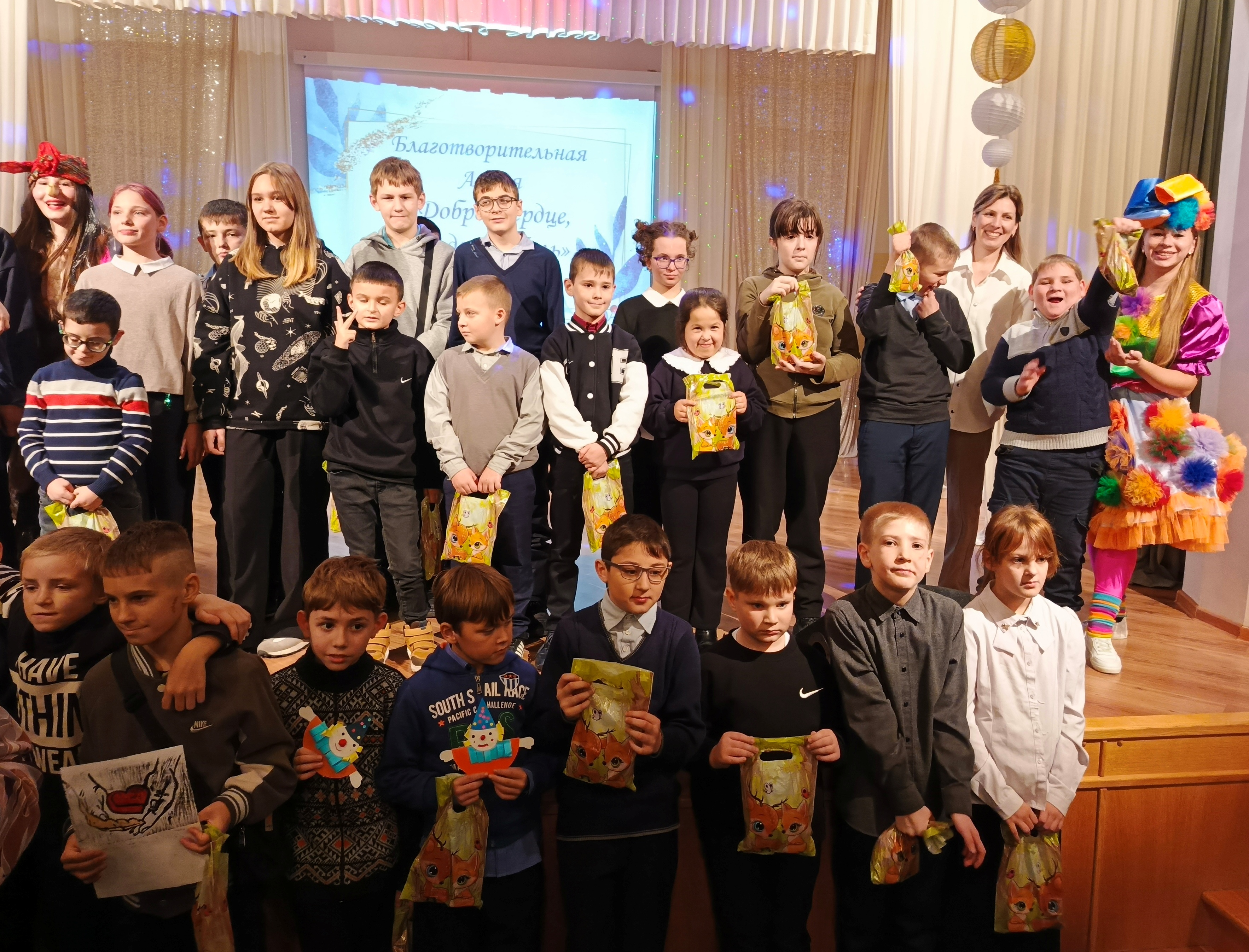 Благотворительная акция «Доброе сердце разделит боль».