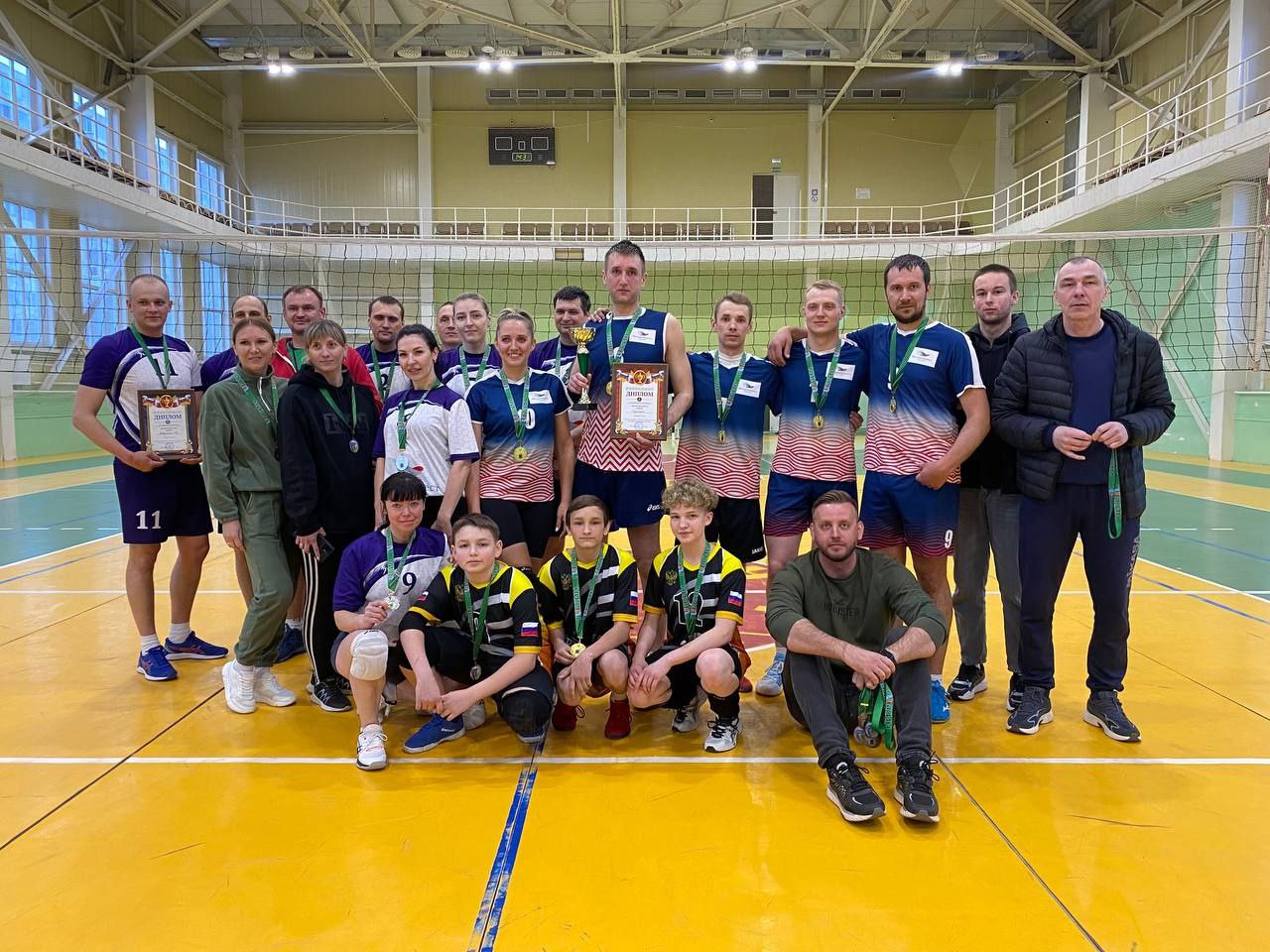 Открытый Чемпионат Губкинского городского округа по волейболу.