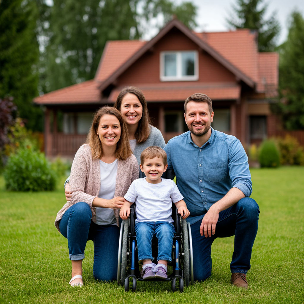 Обеспечение жильём семей, имеющих детей-инвалидов.