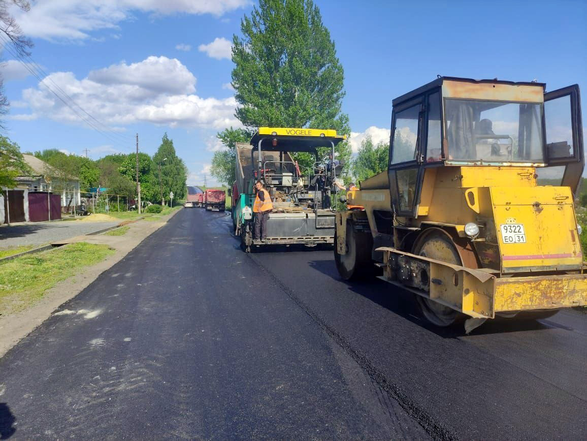 В Губкине продолжается капитальный ремонт автодорог в рамках нацпроекта «Безопасные качественные дороги»