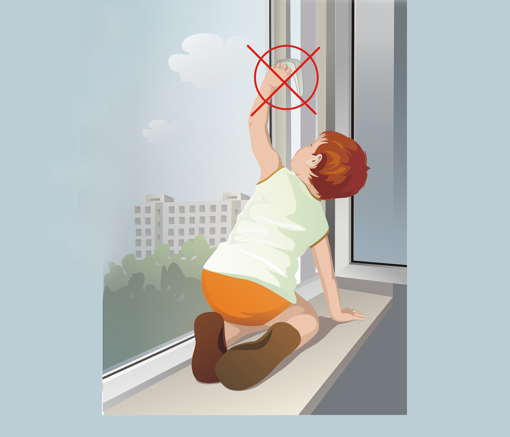 Окна – зона повышенной опасности для детей.