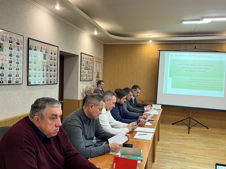 Совместные заседания постоянных комиссий Совета депутатов Губкинского городского округа.