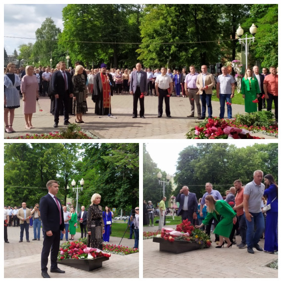 Депутаты Совета депутатов приняли участие в митинге, посвященном Дню памяти и скорби.